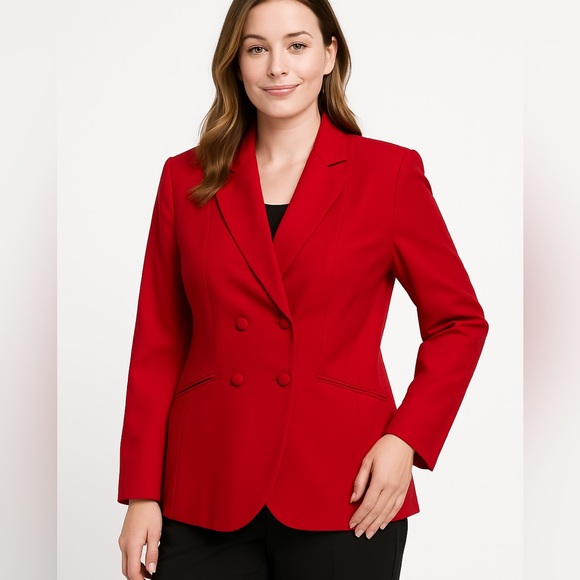 Kasper Jackets & Blazers - Kasper red coat